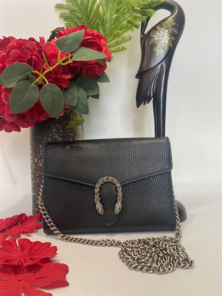 Túi GG Dionysus đen KG+