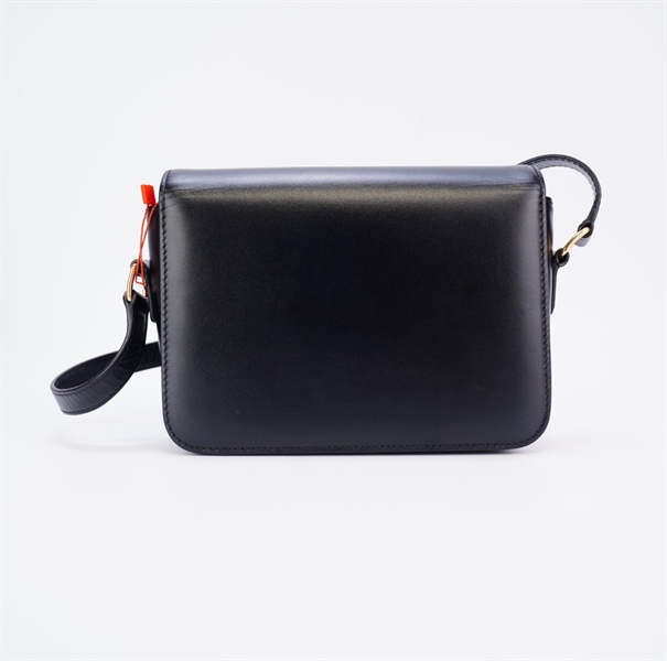 Túi Celine Triomphe da đen size 17cm +