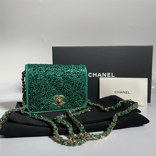 Túi Chanel xanh đá