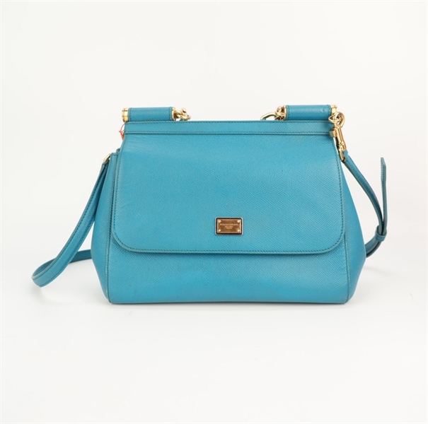 Túi D&G xanh dương size 26 (CTV) KG+