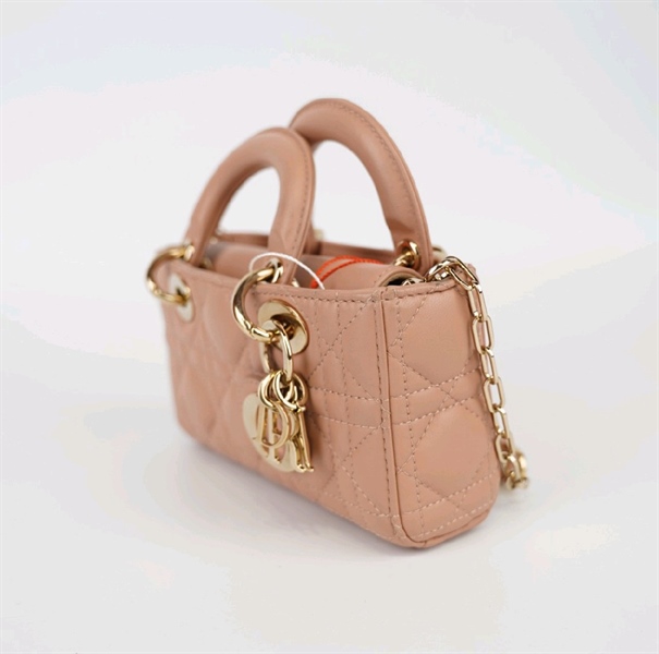 Túi Dior Joy màu nude size mini KG+