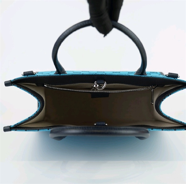 Túi GC tote xanh coban viền đen +