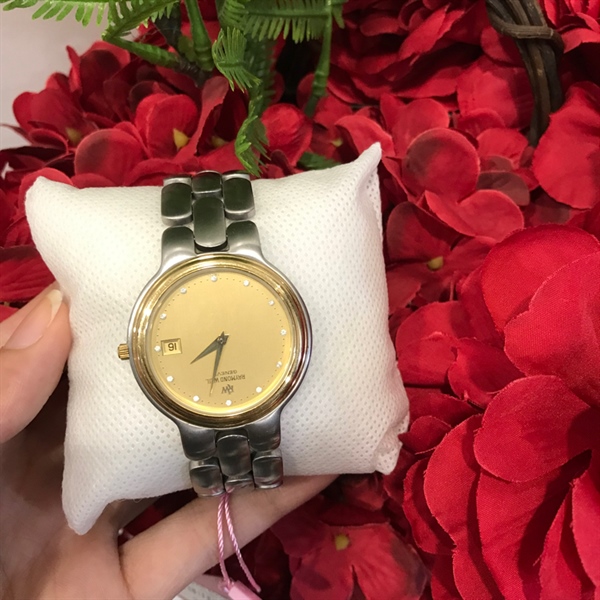 Đồng hồ Raymond well số hột xoàn Trắng KG+