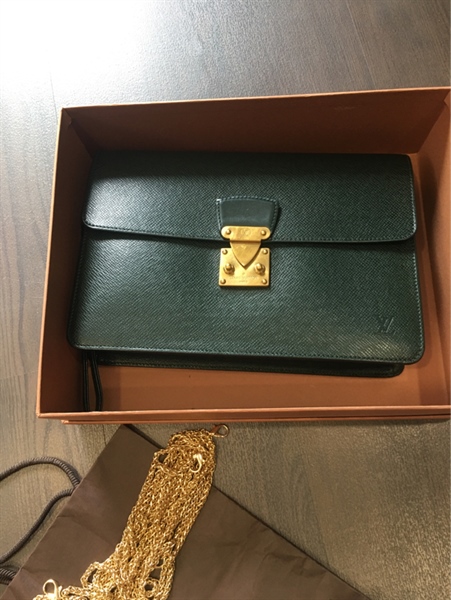 Túi LV xanh +
