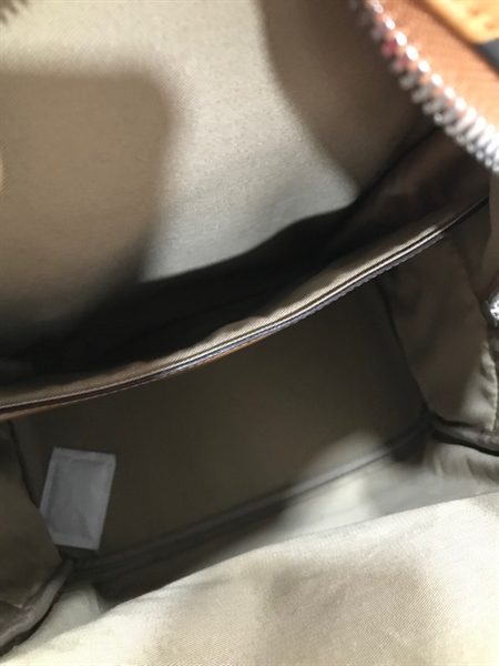 Balo MCM Vàng Phối Trắng KG+