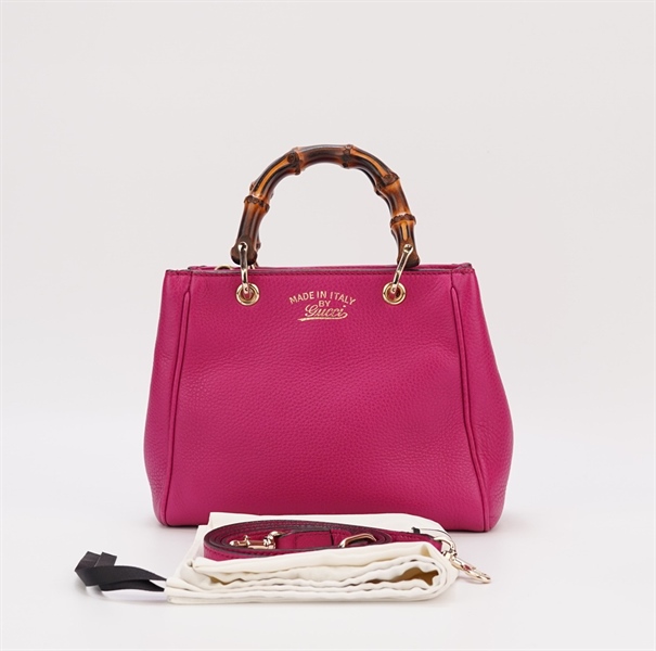 Túi GG hồng quai trúc size 20cm KG+