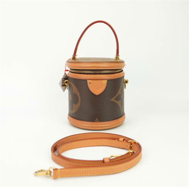 Túi LV tròn hoa nâu KG+