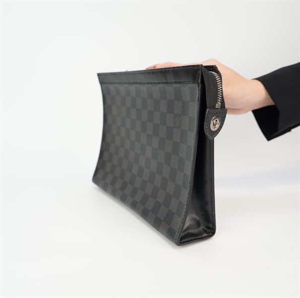 Túi LV ô vuông khoá bạc TB +