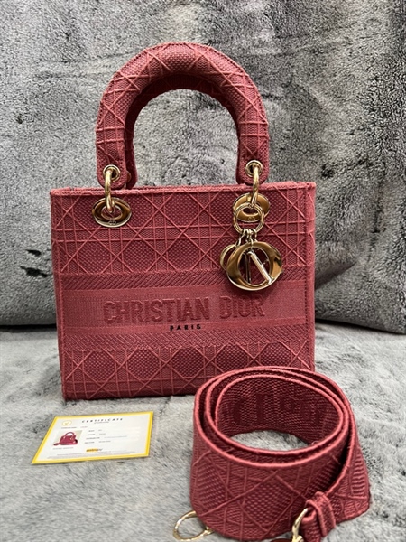 Túi Dior Lady màu ruốc +
