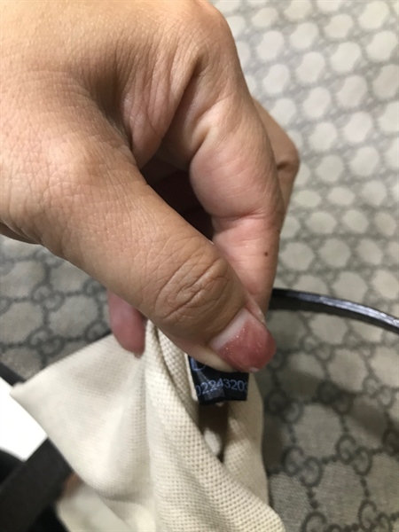 Túi Tote GG Xám Họa Tiết Đầu Hổ KG+