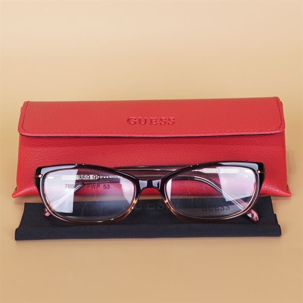 Kính GUESS Vàng Trong KG+