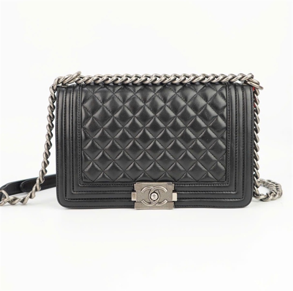 Túi Chanel chữ nhật màu đen size 26 ++