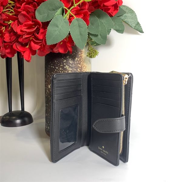 Ví Kate Spade đen KG+