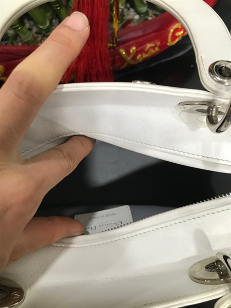 Túi Lady Dior Trắng KG+
