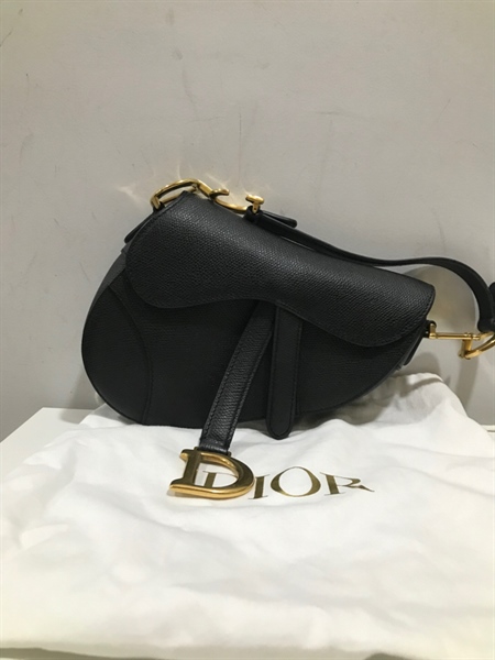 Túi Dior Yên NGựa Đen +