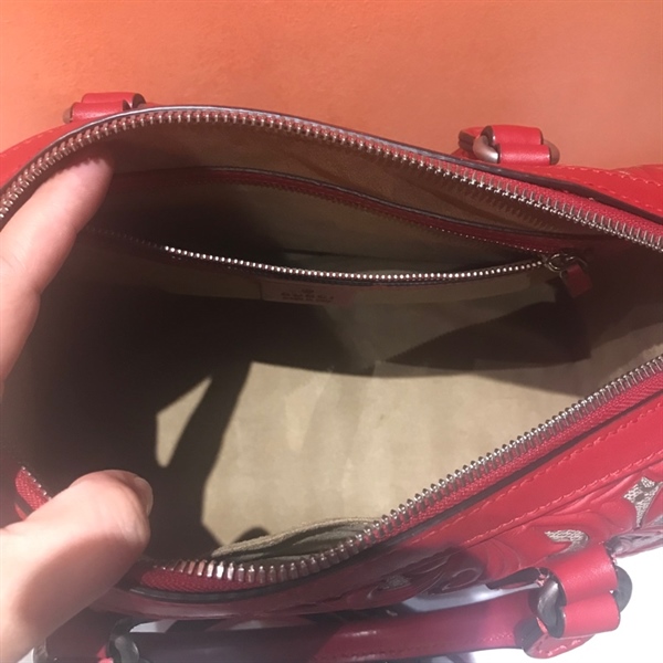 Túi Speedy GG họa tiết hoa đỏ+