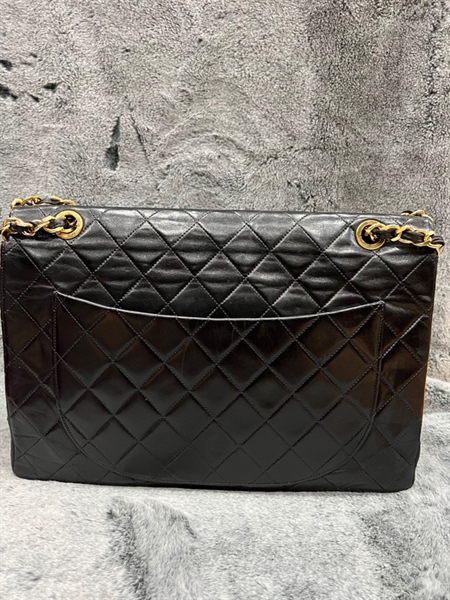 Túi Chanel đen size lớn KG+