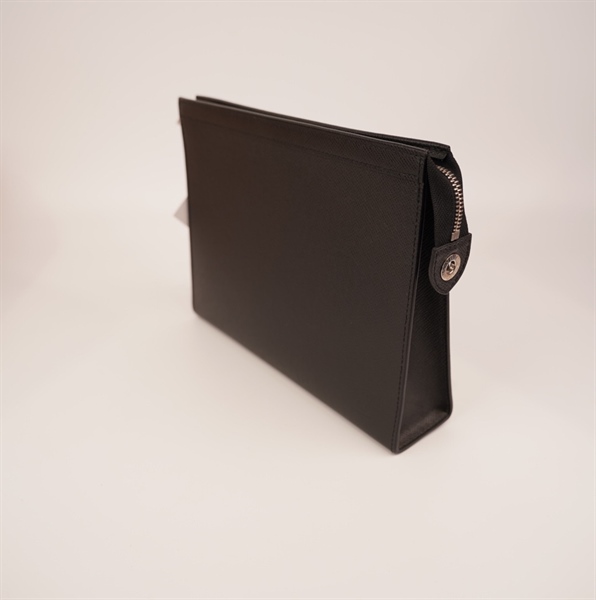 Túi LV clutch đen kẹp nách+