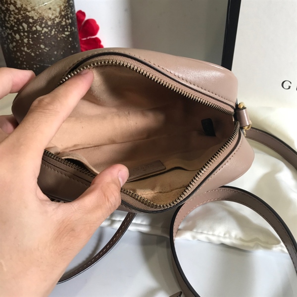 Túi Gucci nâu sữa KG+