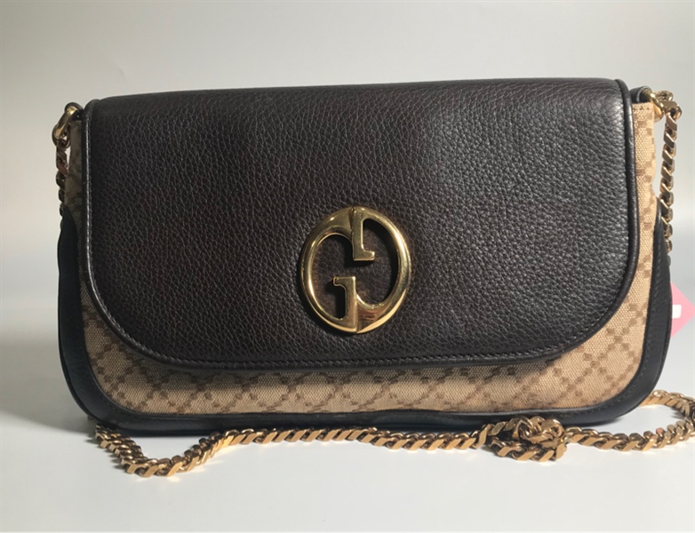 Túi GC Nâu Vàng ô hình thoi KG+