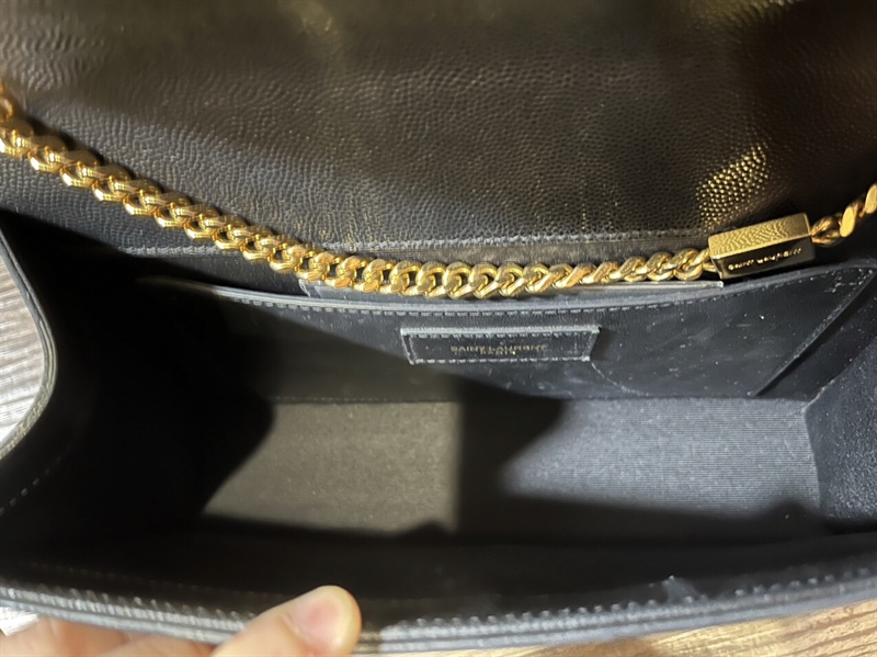 Túi YSL chữ xích vàng +