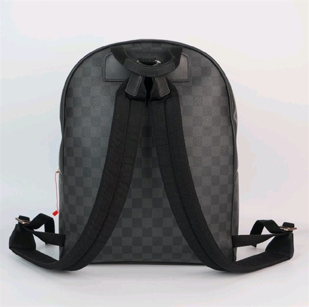 Balo LV ô vuông đen ngăn kéo nhỏ - TB +