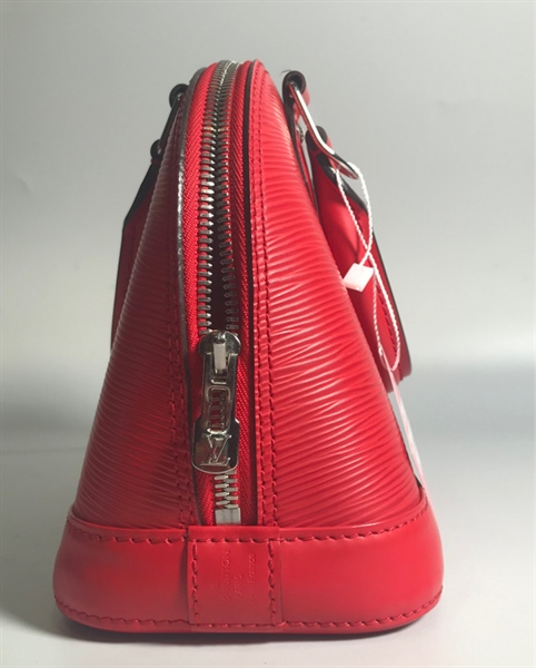 Túi LV đỏ khoá bạc KG+