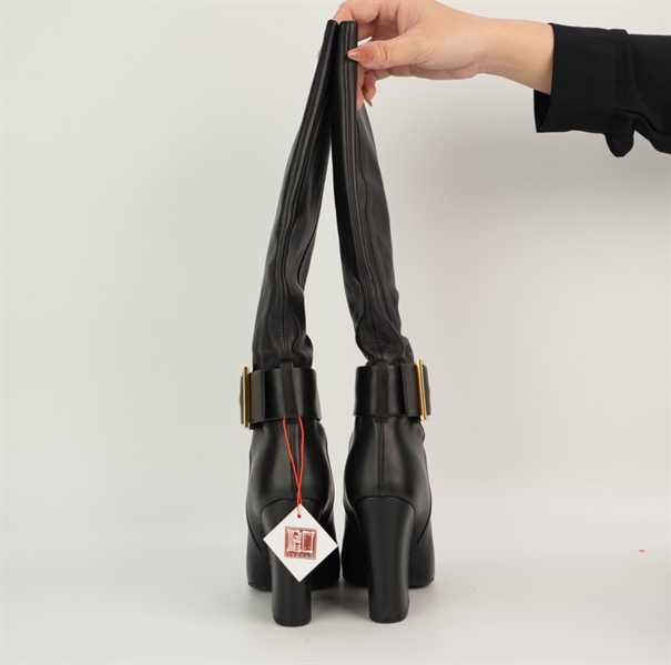 Giày GG cao gót đen size 36 KG+