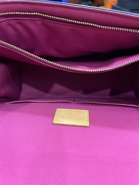 Túi LV Cluny hoa nâu lòng tím +