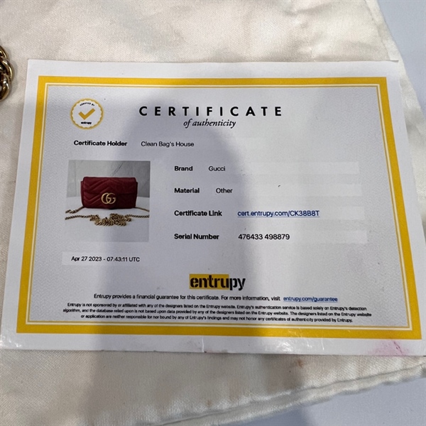 Túi GC đỏ dây vàng KG+5