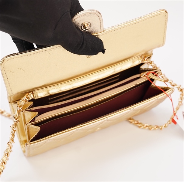 Túi Chanel vàng size 18cm KG+