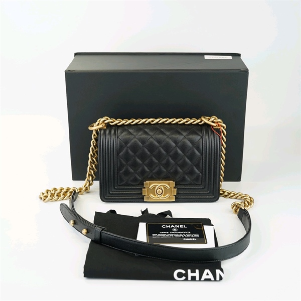 Túi chanel BOY đen +
