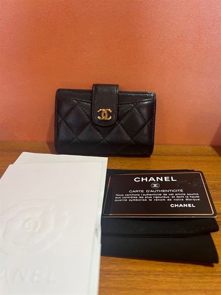 Ví Chanel Gập 2 Đen+