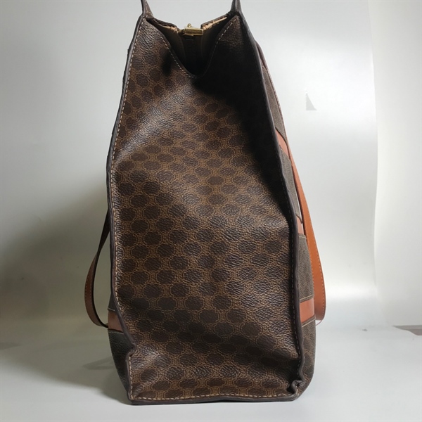 Túi Celine lớn sọc ngang cam KG+