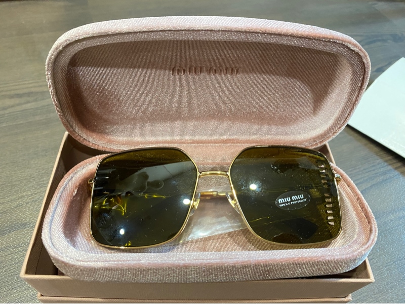 Kính miu miu nâu KG+