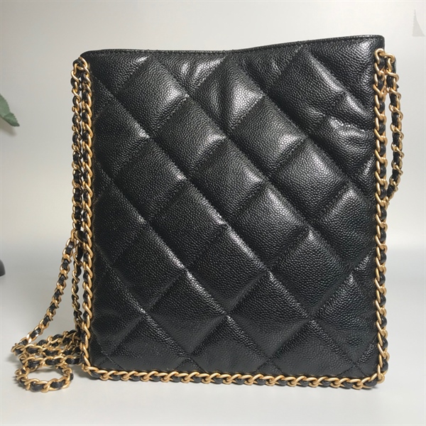 Túi Chanel vuông xích vàng KG+