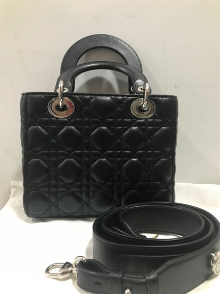 Túi Lady Dior Đen+