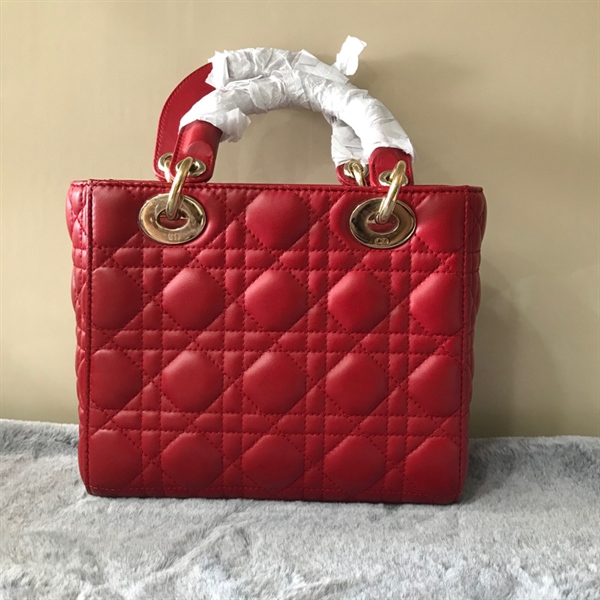 Túi Lady Dior Đỏ+