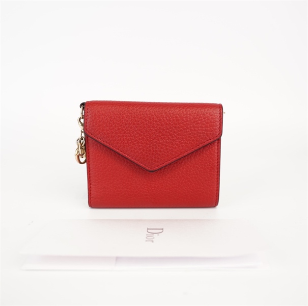 Ví Dior gập 2 màu đỏ +