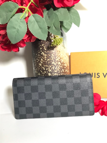 Ví LV gập 2 đen +