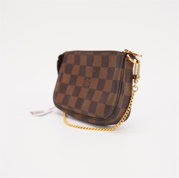 Túi LV kẹp nách ô vuông nâu +