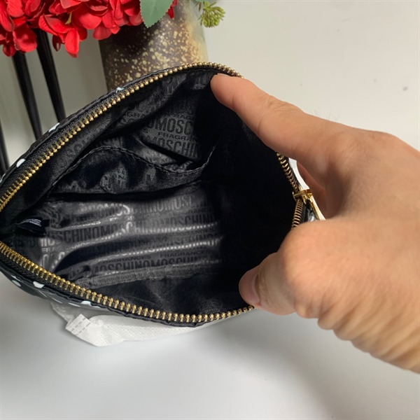 Túi moschino xích vàng khoá tròn KG+