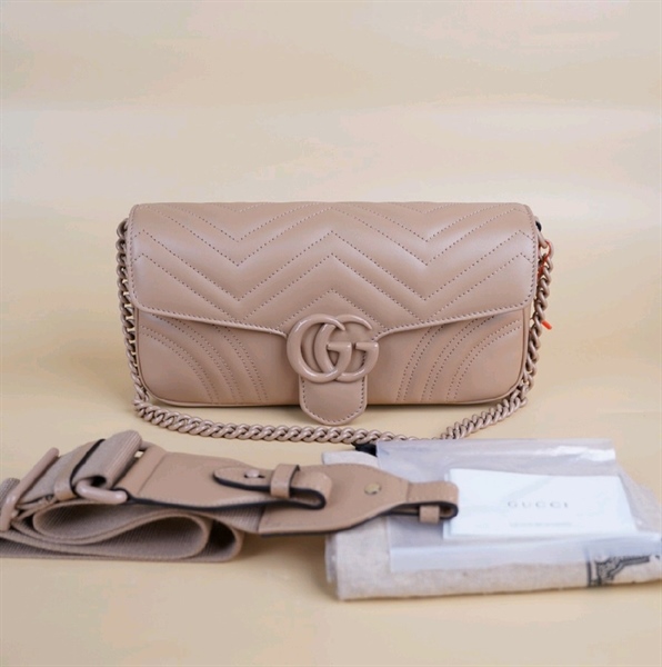 Túi GC mm màu cafe sữa +