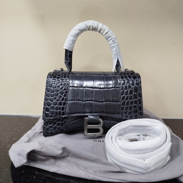 Túi Balenciaga Hourglass Da Rắn KG+