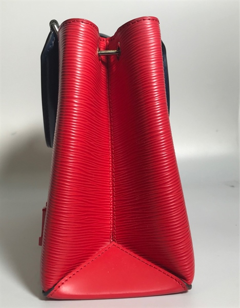 Túi LV đỏ quai xách Xanh KG+