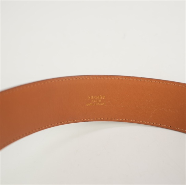 Thắt lưng Hermes đen chốt vàng KG+