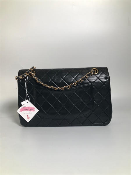 Túi chanel đen ô hình thoi KG+