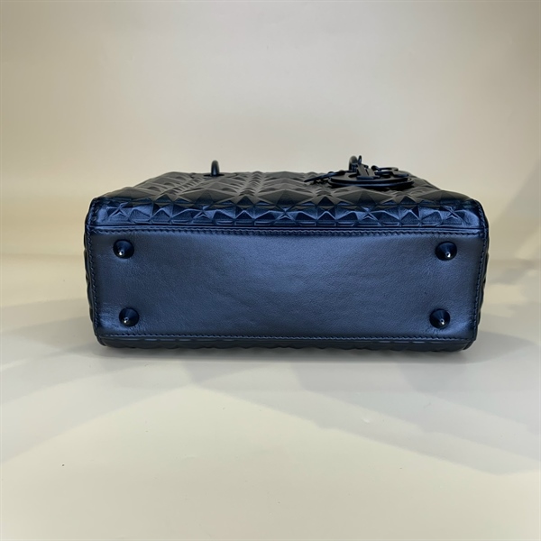 Túi Dior lady kim cương đen +