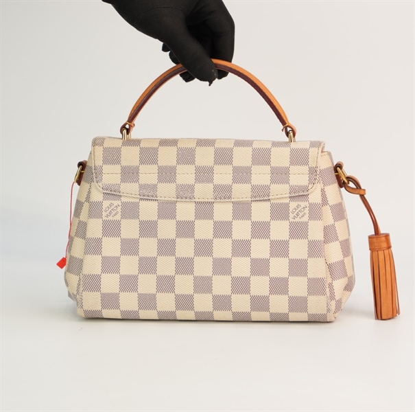 Túi LV ô vuông xám +