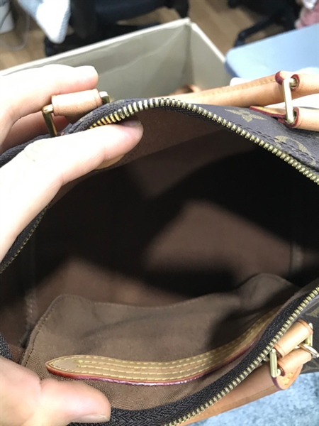 Túi Speedy LV Hoa Nâu 25cm+